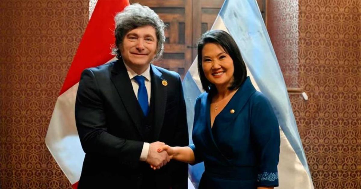 Javier Milei y Keiko Fujimori mantuvieron su primer encuentro oficial en Lima tras la asunción de la nueva presidenta peruana con el objetivo de profundizar la cooperación entre ambos países