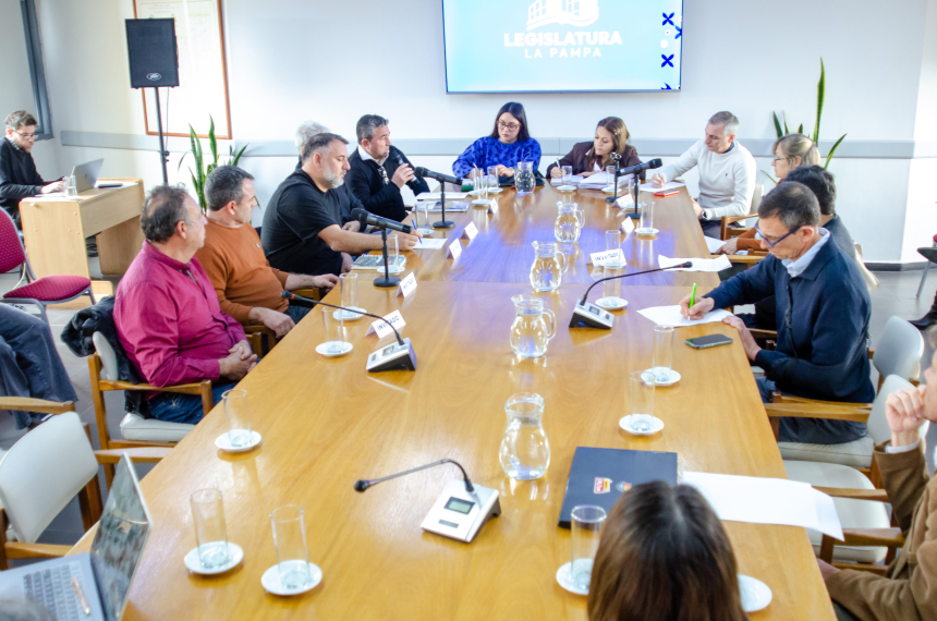 El encuentro de operadores de Medanito en la Legislatura provincial