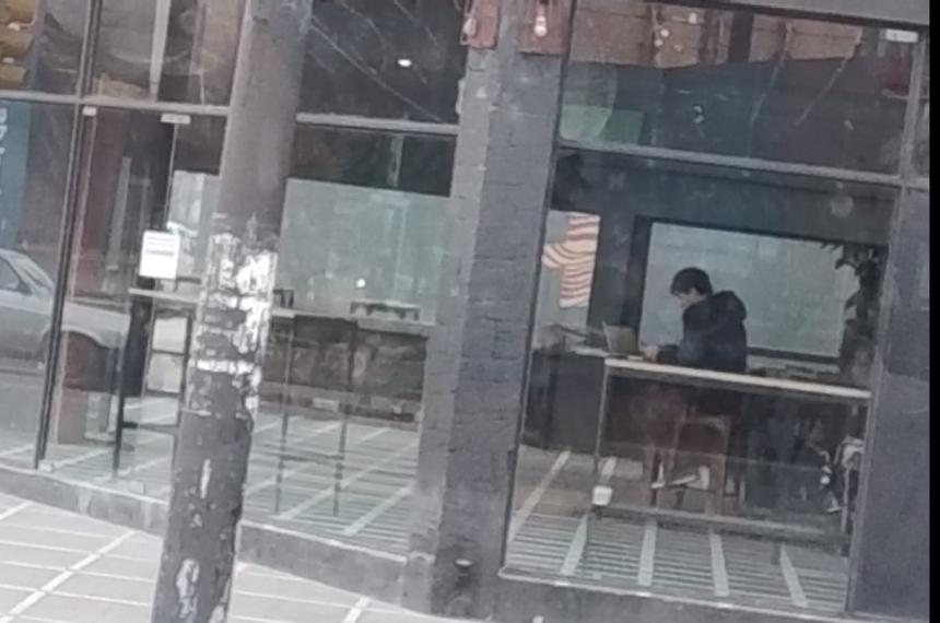 La foto fue tomada este miércoles pasadas las 9-00 horas