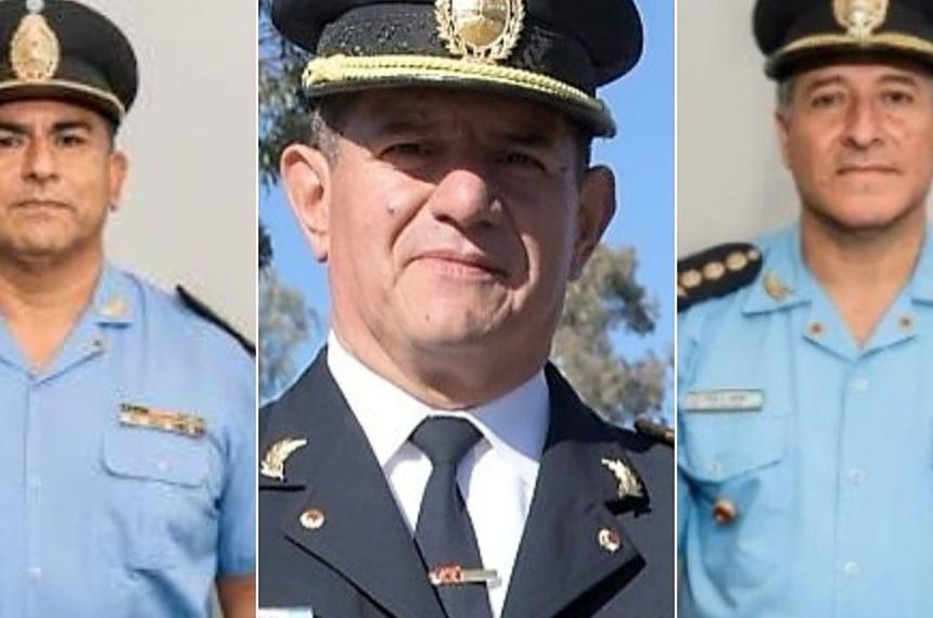 Tres de los fallecidos en la caída del helicóptero Marcelo Videla subjefe de la Policía de San Juan Carlos Heredia Director de Protección Civil y Rubén Castro jefe de Bomberos policiales