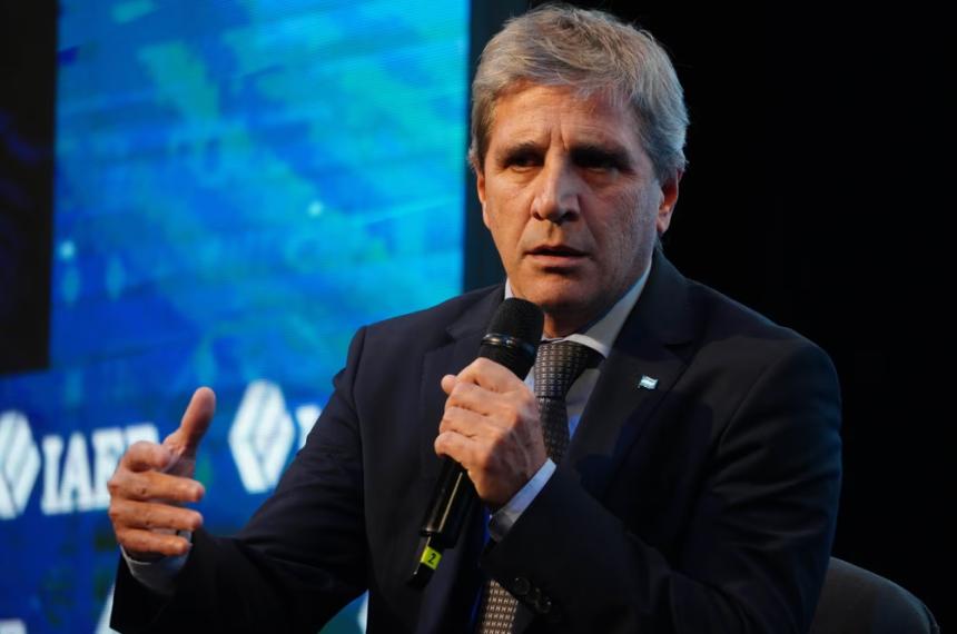 Ministro de Economía Luis Caputo