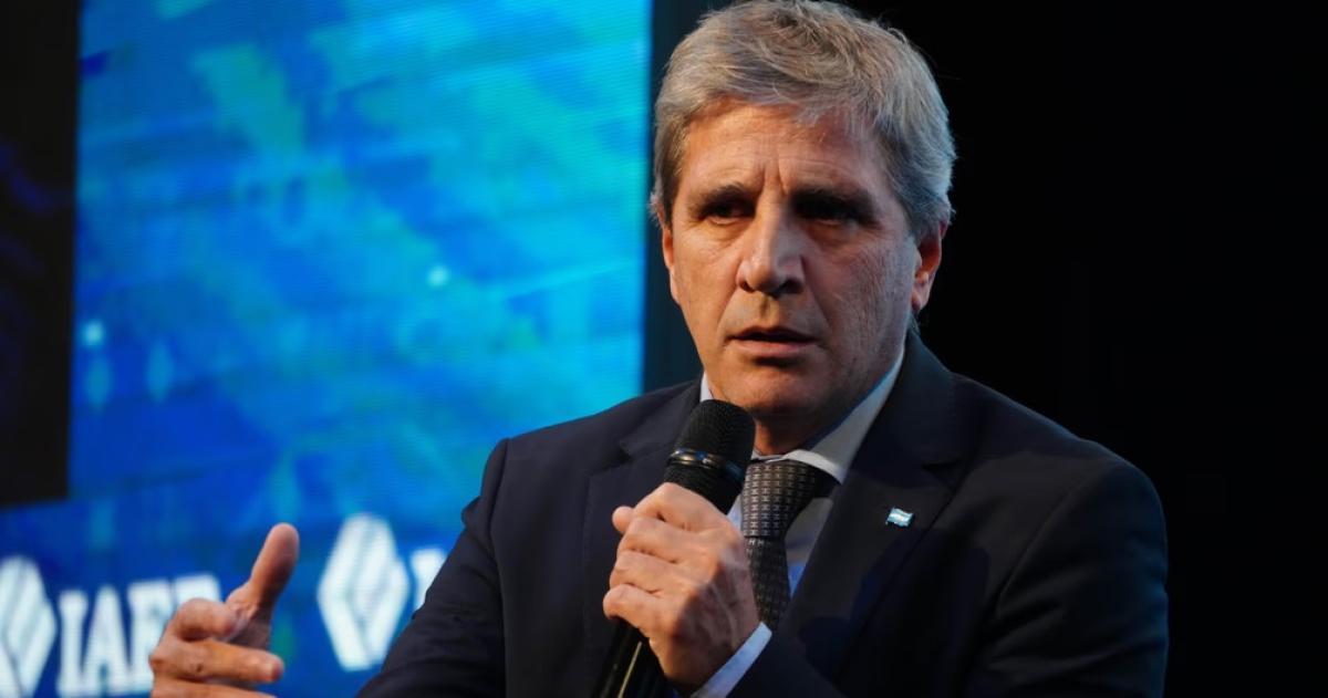 Ministro de Economía Luis Caputo