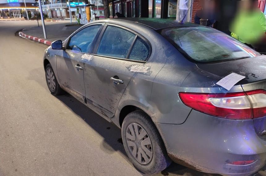 El auto que manejaba la conductora alcoholizada