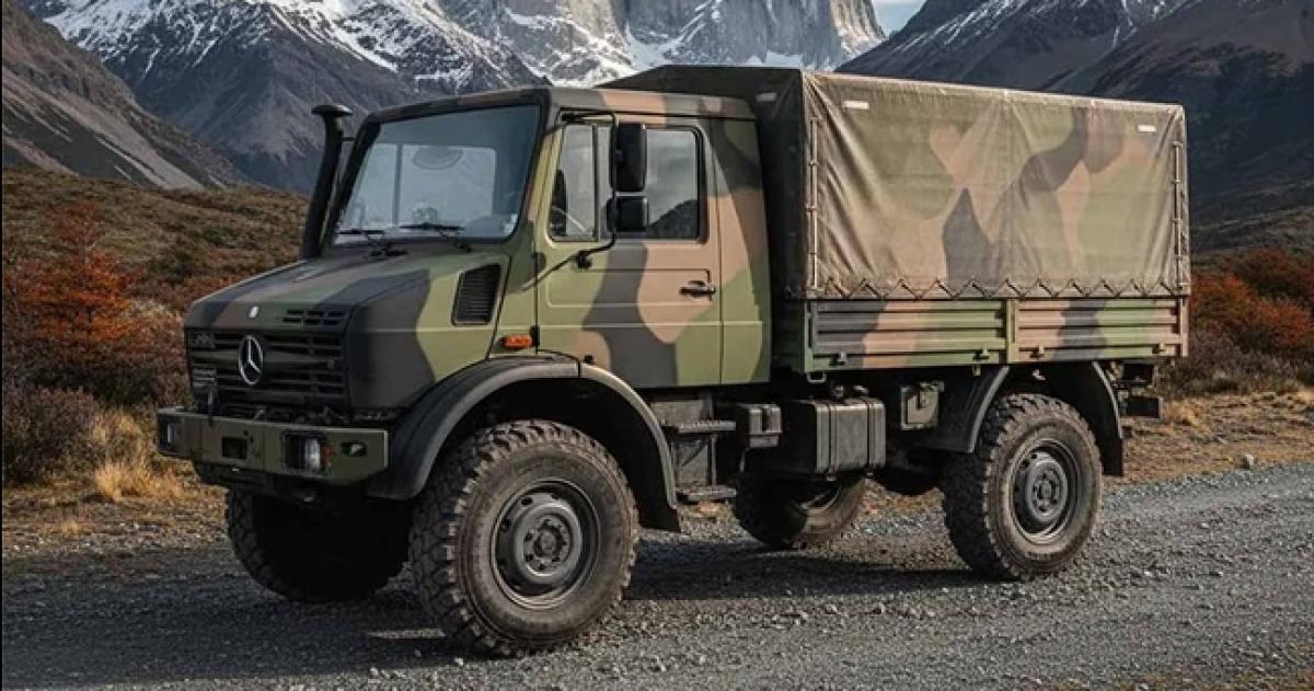 La columna estar� integrada por vehículos Unimog