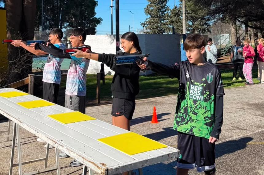 El tiro deportivo es una de las disciplinas del programa La Pampa Olímpica