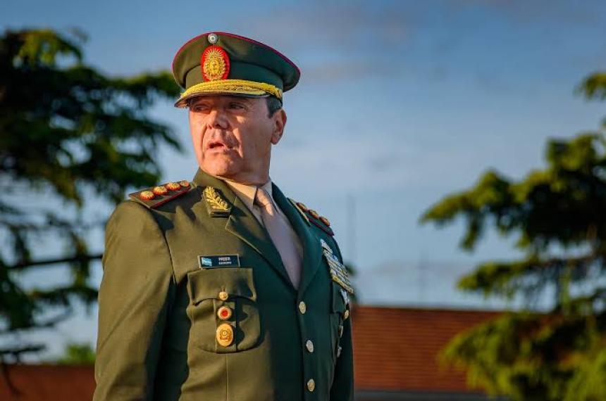 El ministro de Defensa Carlos Presti en Casa Rosada
