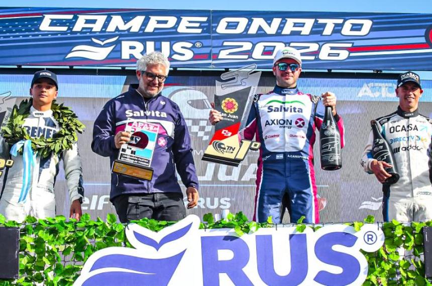Agustín Canapino ganó su cuarta final del año en el TN y se encamina a otro título (APAT)