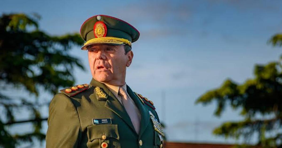El ministro de Defensa Carlos Presti en Casa Rosada
