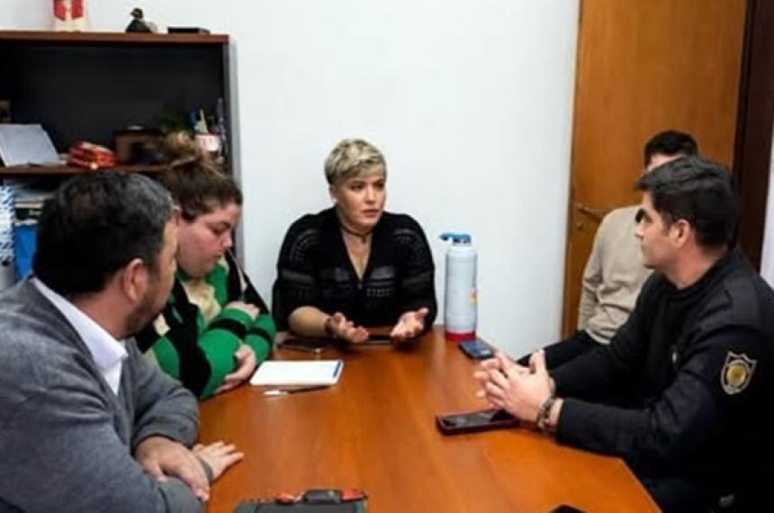 Autoridades municipales provinciales y policiales analizaron la colocación de las c�maras