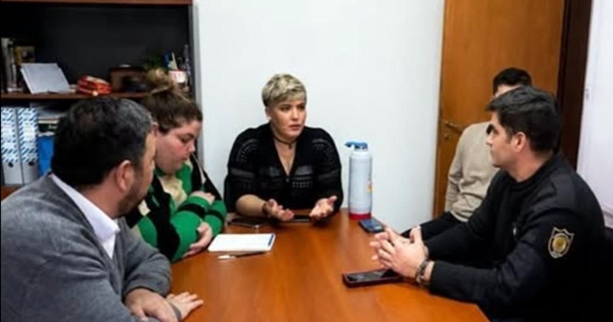 Autoridades municipales provinciales y policiales analizaron la colocación de las c�maras