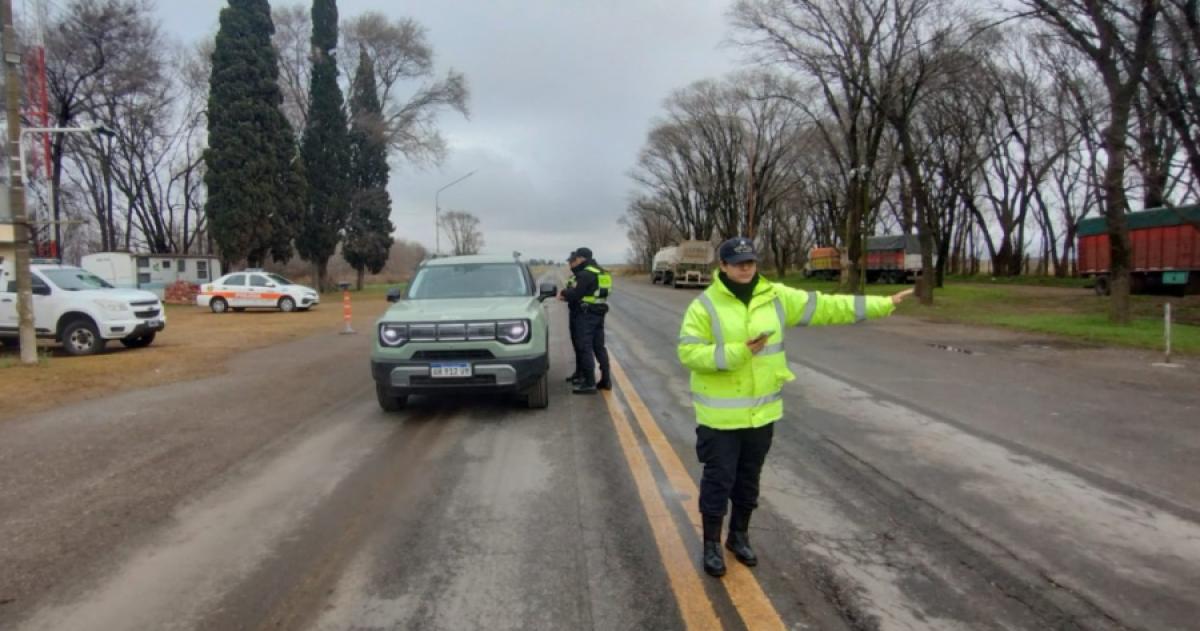 Los controles se hicieron en distintos puntos de la provincia