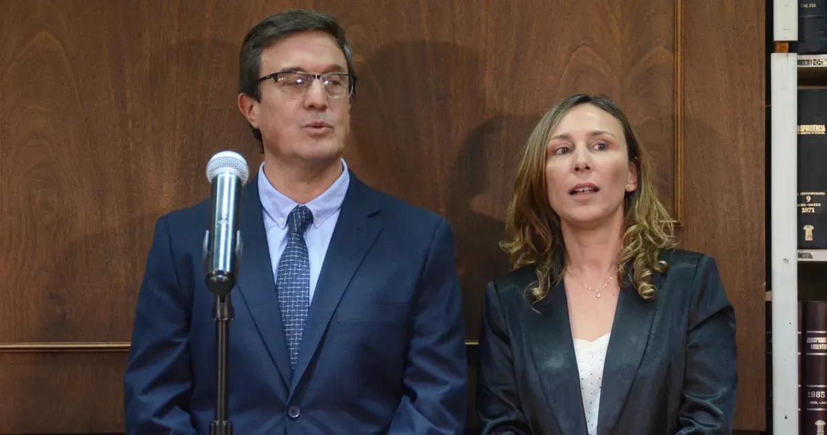Los jueces Losi y  Campo del Superior Tribunal de Justicia