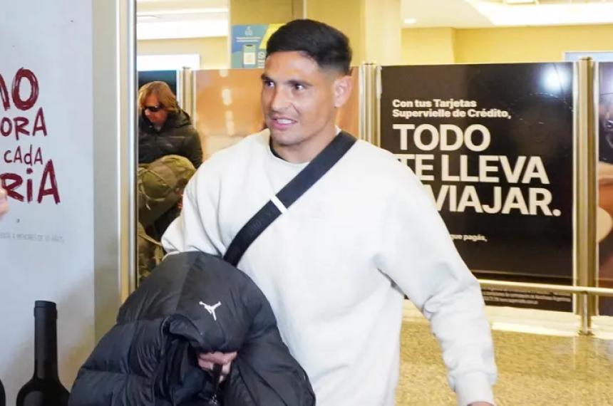 El delantero ya est� en Mendoza