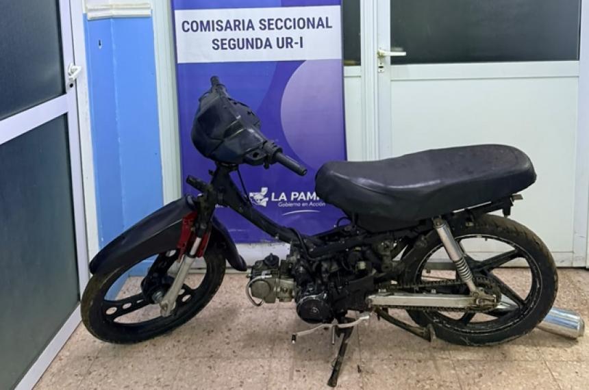 La moto fue entregada a su propietario