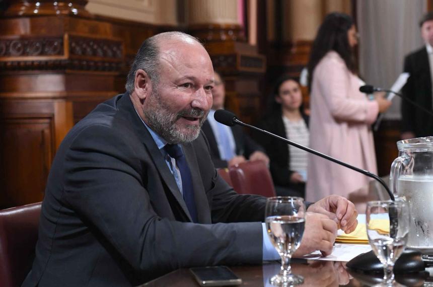 El senadro radical definió su voto- El límite es uno