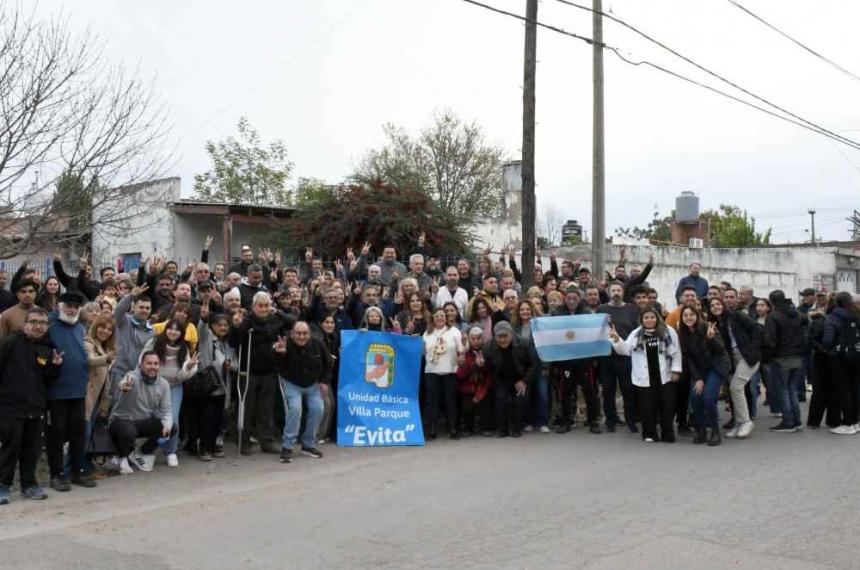 La militancia peronista de Villa Parque festeja el fallo definitivo