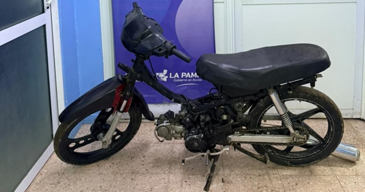 La moto fue entregada a su propietario