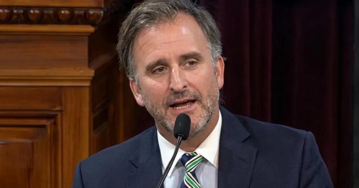El senador libertario Joaquín Benegas Lynch