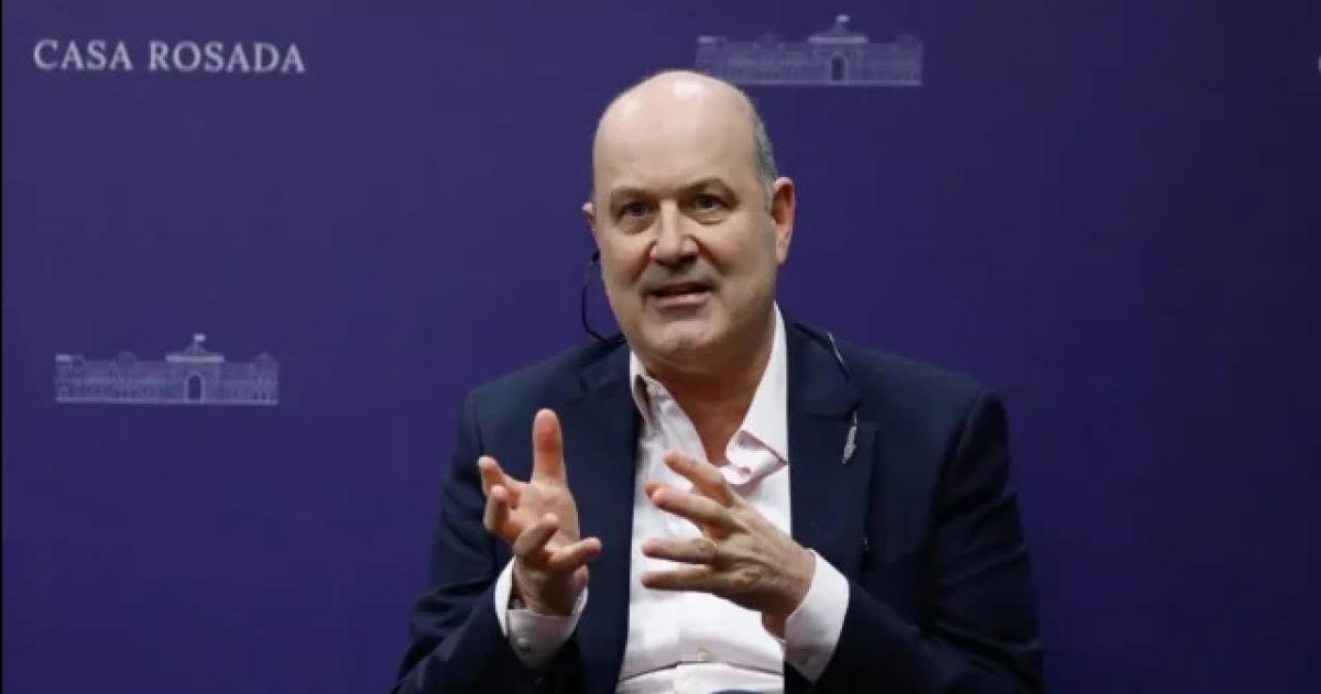 El ministro de Desregulación y Transformación del Estado Federico Sturzenegger