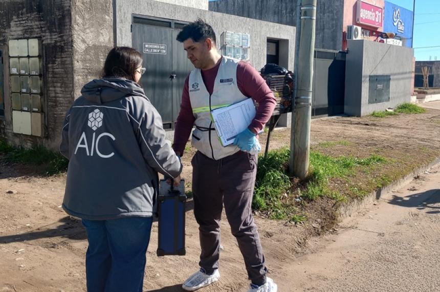 Personal de la AIC tomó huellas en el lugar del robo