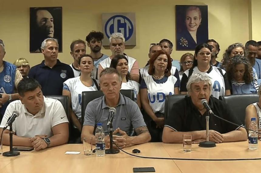 La CGT con Sergio Romero