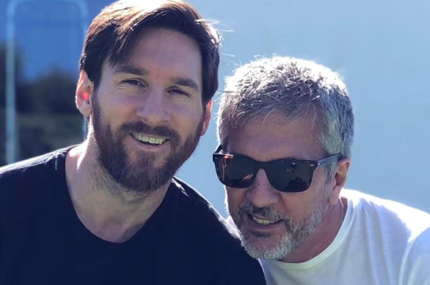 Lionel y Jorge Messi