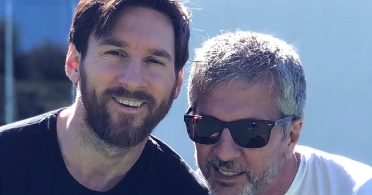 Lionel y Jorge Messi