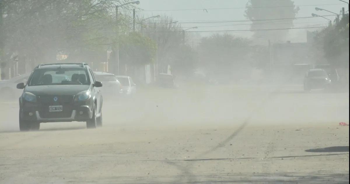 El viento se hace sentir en la capital pampeana