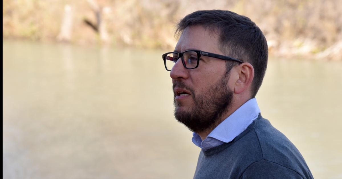 Pérez Araujo en el Atuel