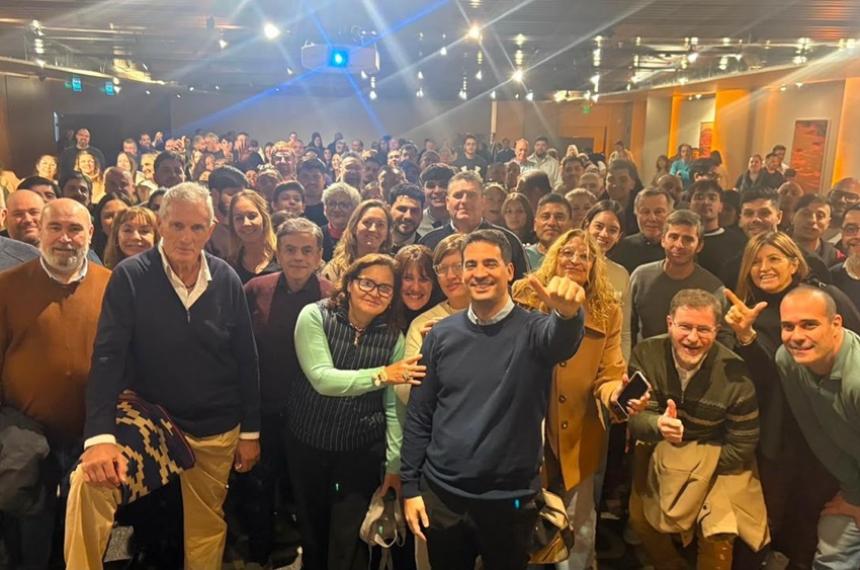 Ravier reunió militantes de la LLA ayer en el Hotel Mercure