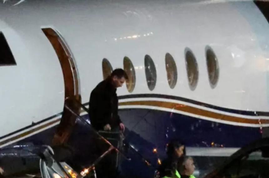 Messi llegó a Rosario para despedir a su padre