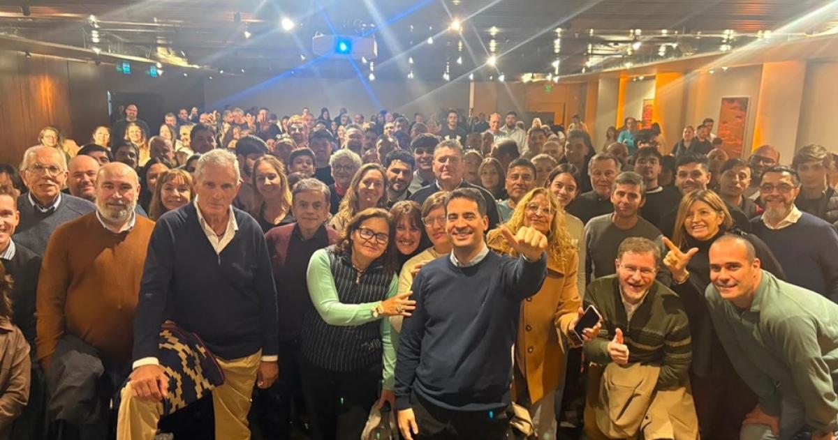 Ravier reunió militantes de la LLA ayer en el Hotel Mercure