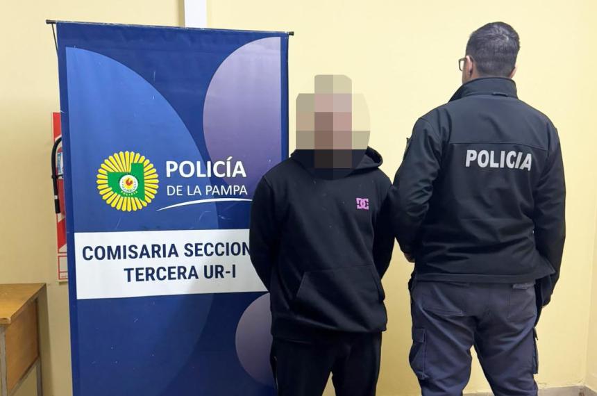El muchacho detenido por la policía