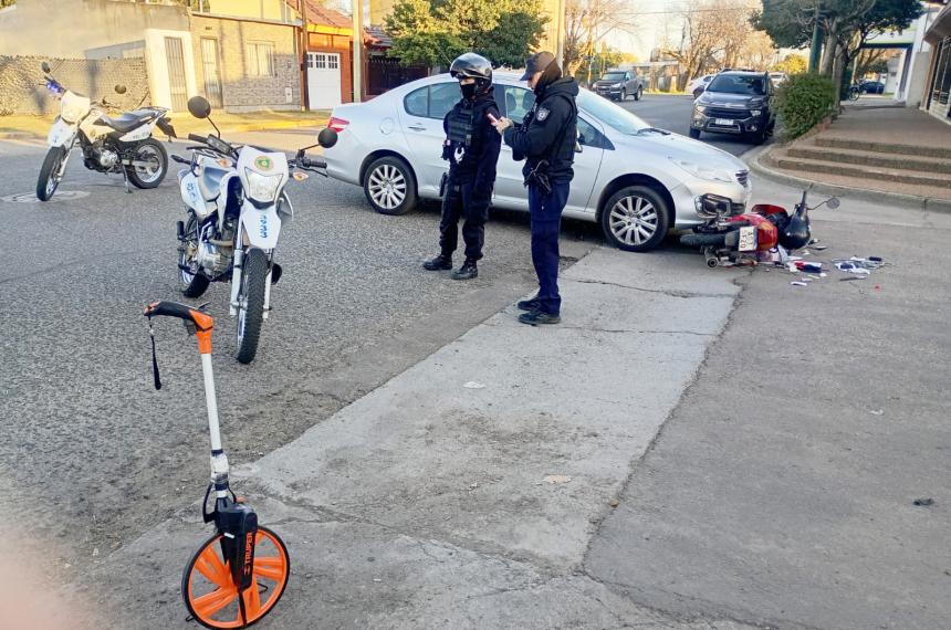 El siniestro vial tuvo lugar este lunes a la mañana sobre la calle 112 en General Pico
