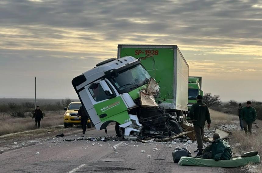 El impacto ocurrió sobre la Ruta Nacional 152