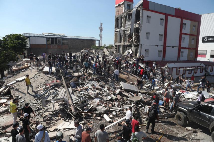 El terremoto arrojó víctimas fatales daños materiales y personas desaparecidas