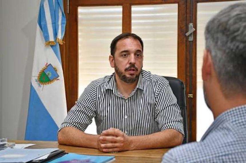 El intendente santarroseño Luciano di N�poli