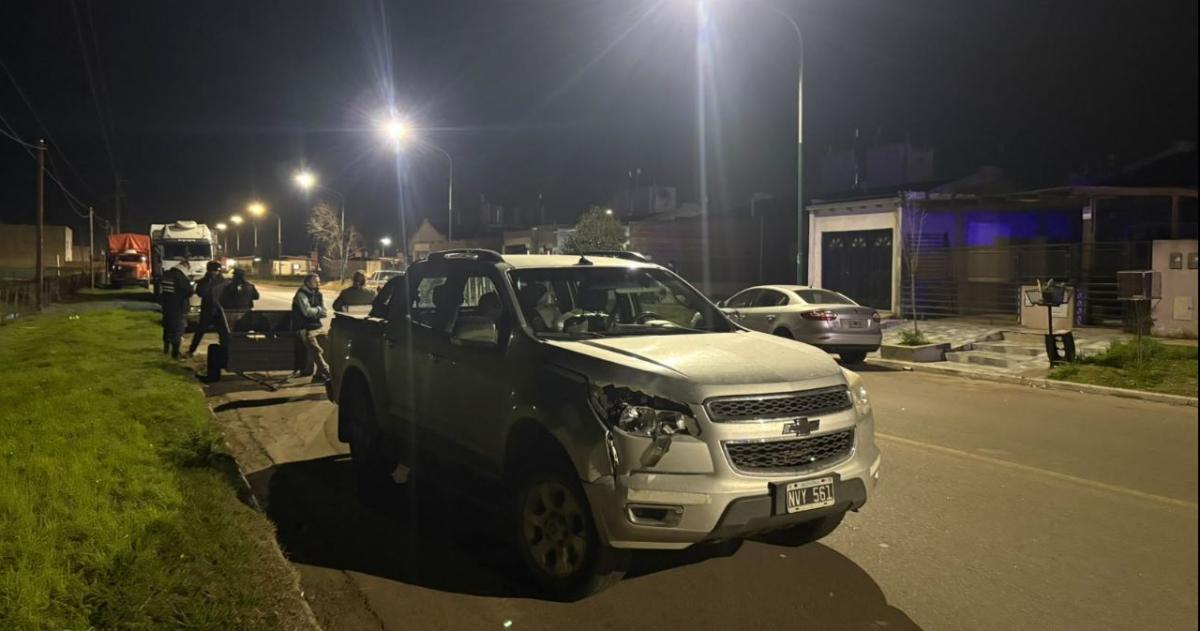 El accidente ocurrió sobre la calle 452 en General Pico