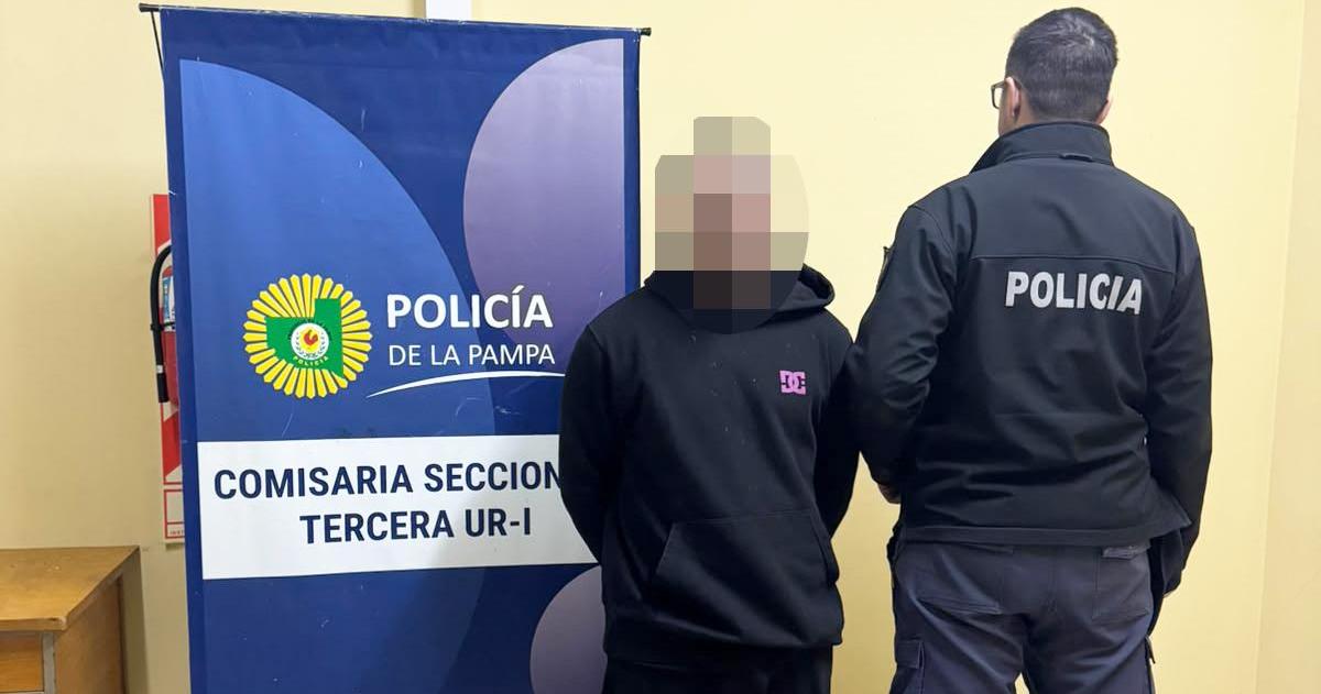 El muchacho detenido por la policía