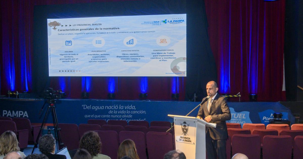 Martín Malg� subsecretario de Salud Mental de La Pampa