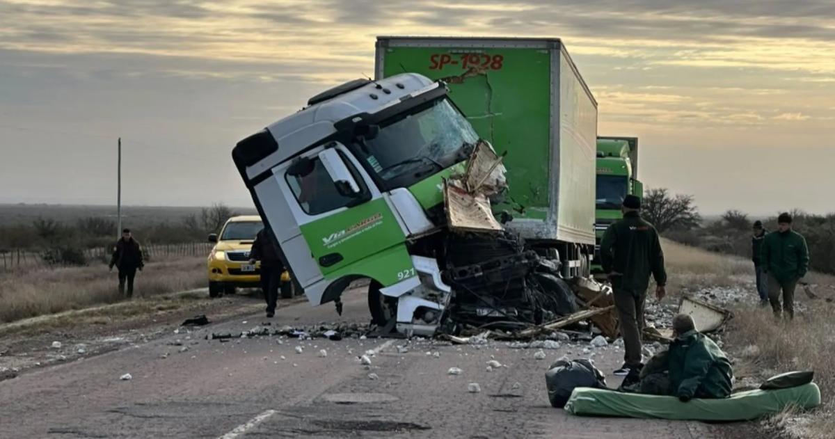 El impacto ocurrió sobre la Ruta Nacional 152
