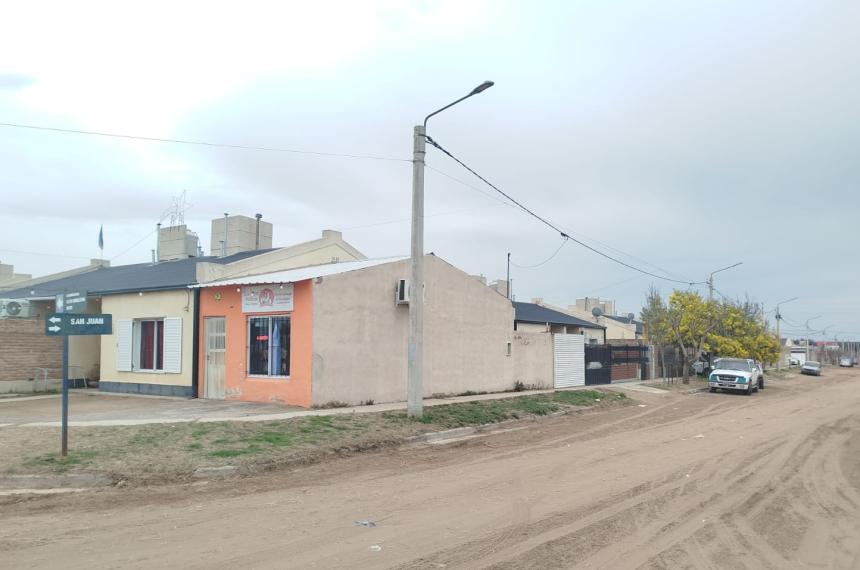 El barrio de Toay donde se produjo el ataque de dos perros dogos a un adolescente