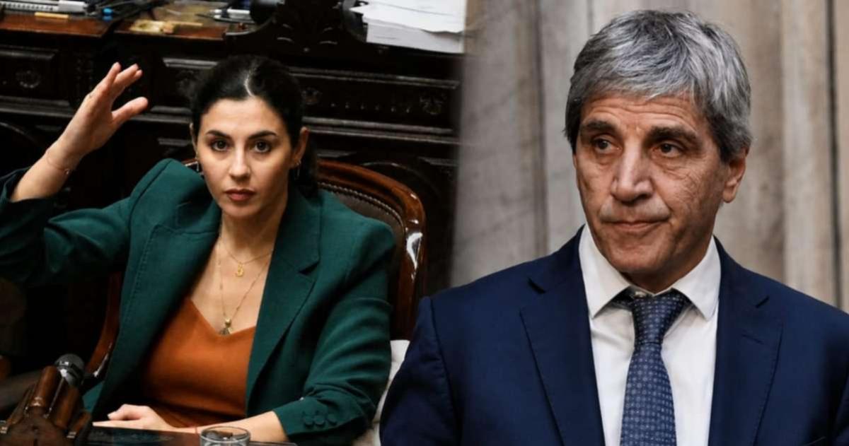 La diputada nacional Marcela Pagano denunció penalmente al ministro de Economía Luis Caputo y al presidente del Banco Central Santiago Bausili