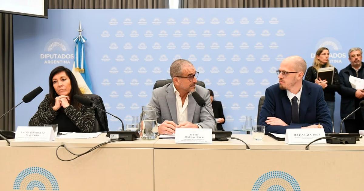 Plenario de las comisiones de Presupuesto y Legislación Penal el miércoles pasado en la C�mara de Diputados