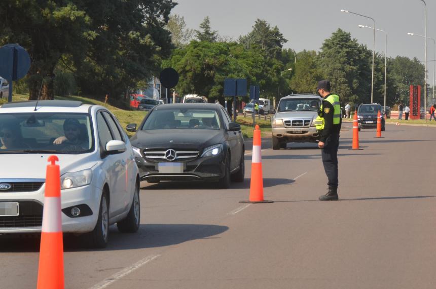 El hecho ocurrió el pasado 31 de julio durante un operativo en la avenida Uruguay a metros de la Perón