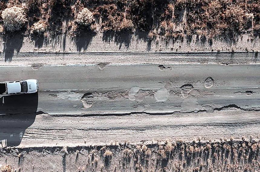 No podemos seguir naturalizando el estado de abandono de la Ruta 151