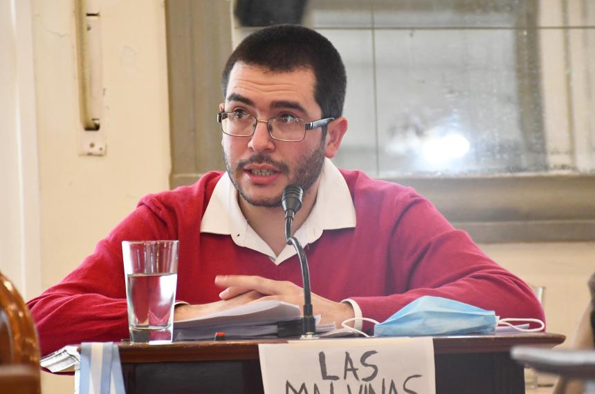 El concejal de la UCR Diego Camargo