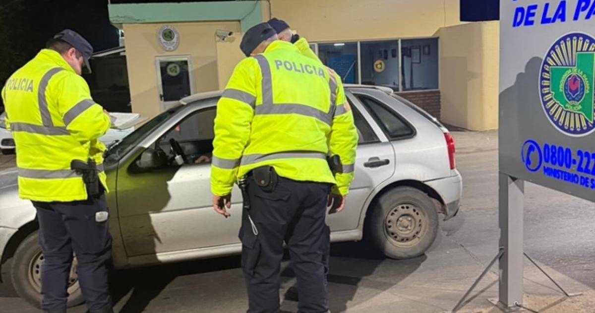 Los controles fueron realizados en el ingreso a la provincia de La Pampa