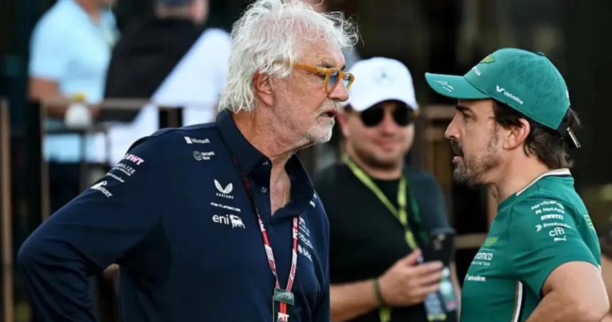 Briatore hoy en Alpine junto a Fernando Alonso en Aston Martin