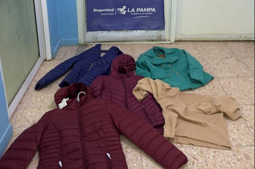 Las prendas fueron reconocidas por la dueña del local